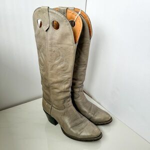 Authentic Vintage Biltrite Cowboy (Cowgirl) Boots Light Grey